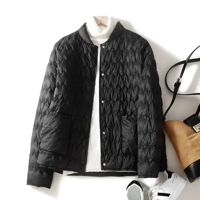 2024 New Down Cotton-Padded Jacket Women Light Short Fashion Parkas Winter Warm Cotton Padded Coat Female Loose Korean Outerwear