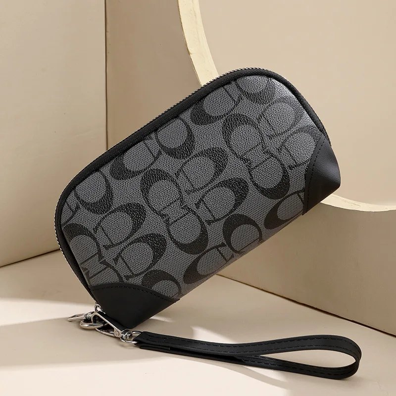 Elegant Floral Print Large Capacity Long Wallet For Women Double Zipper Handbag With Wrist Strap Mobile Phone Storage 2026 Ne... view 6