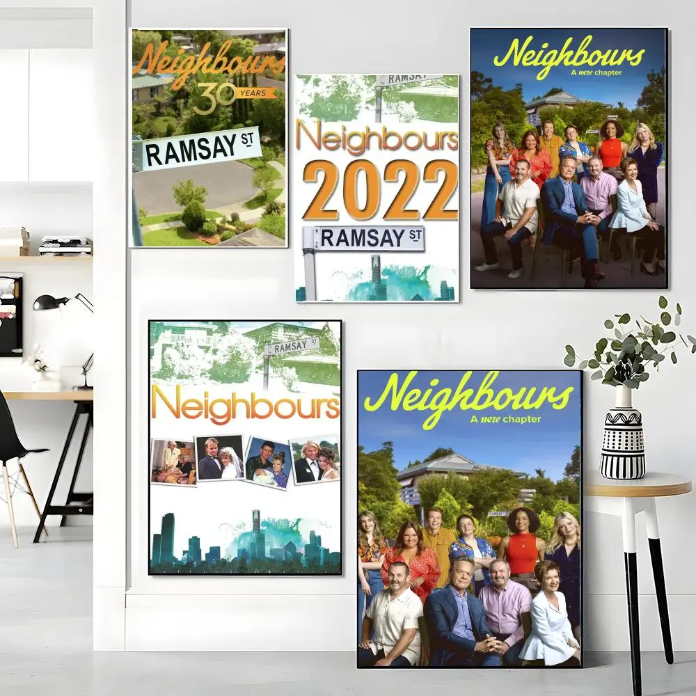 tv series N-Neighbours-S Painting Calligraphy Boho Botanical Decor for Living Room Elegant Home Style