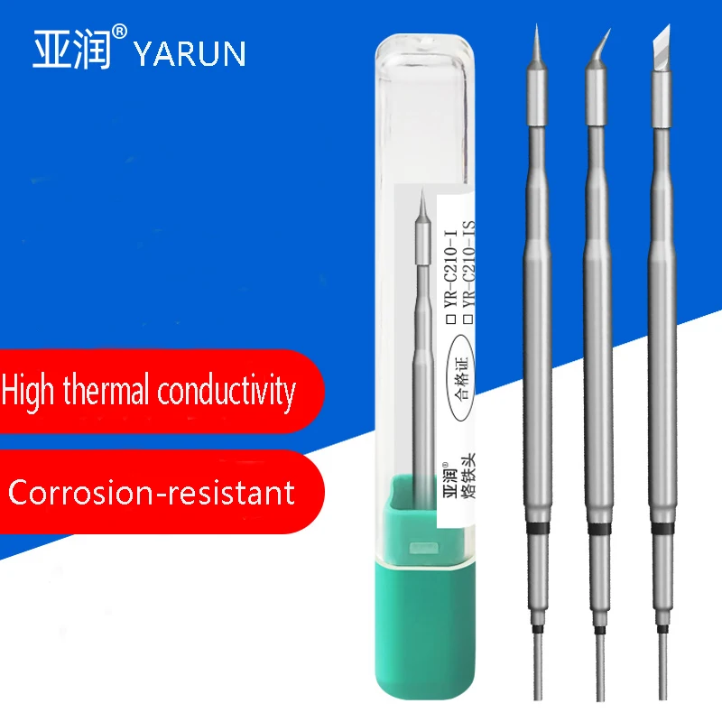 

YARUN's New C210-K Soldering Iron Tip Is Commonly Used for Digital Circuit Board Maintenance and Soldering of Welding Points.