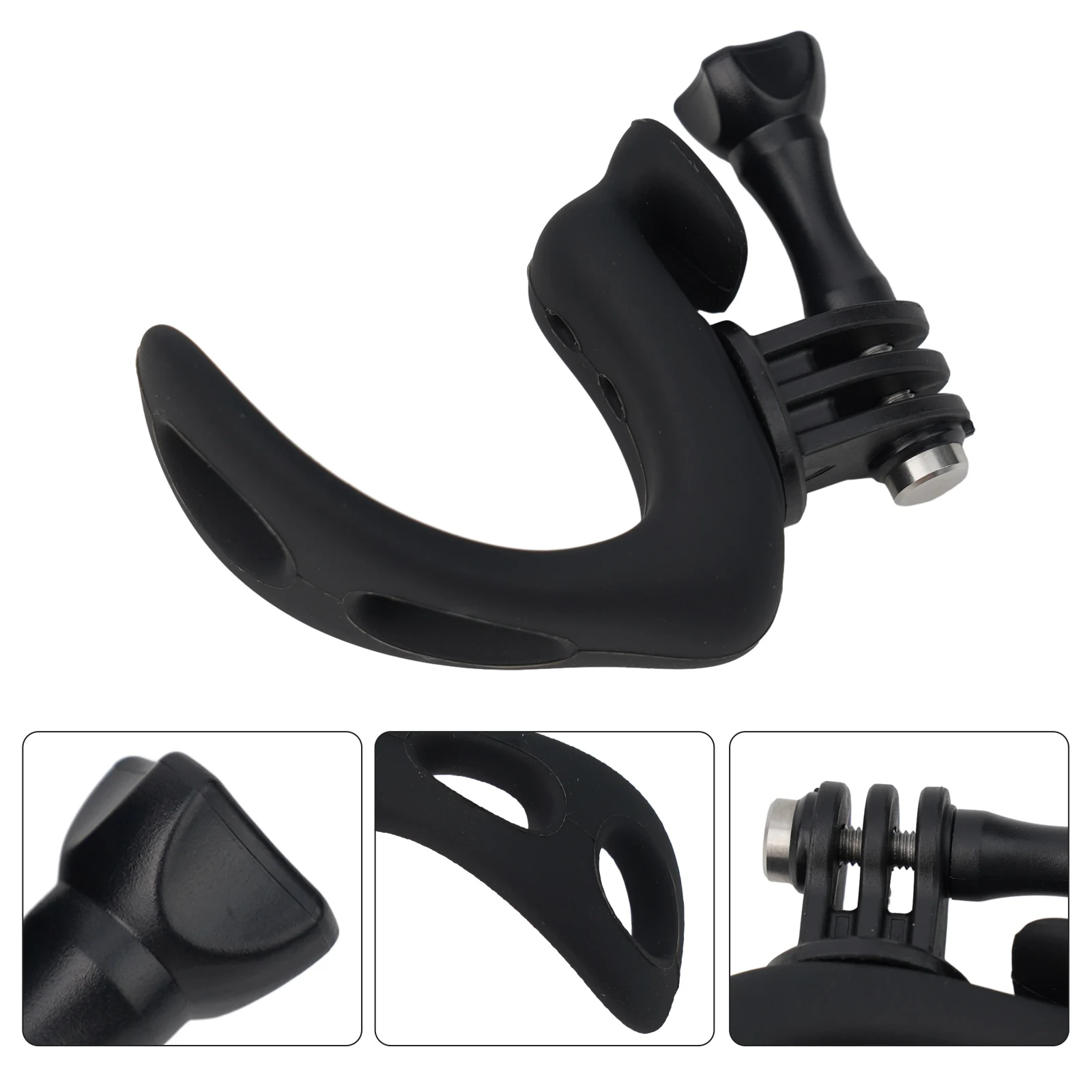 TELESIN-Silicone Strap Elástico para GoPro, Q Pequeno, Suporte Fixo, Strong Stretch, Instalação Portátil