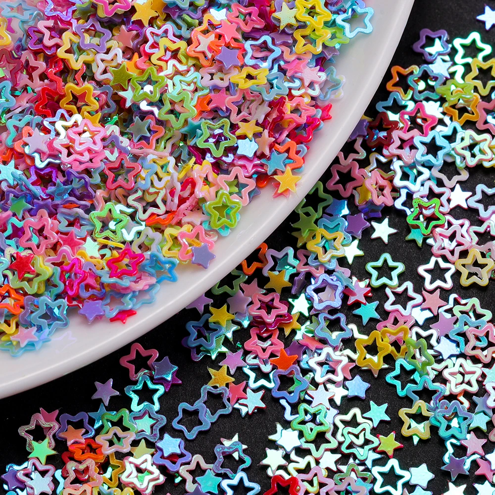 20g 3D Hollow Out Snowflake Sequins Glitter Heart Epoxy Resin Fillers for DIY Mold Crafts Wedding Decorations Nail Art Fillings