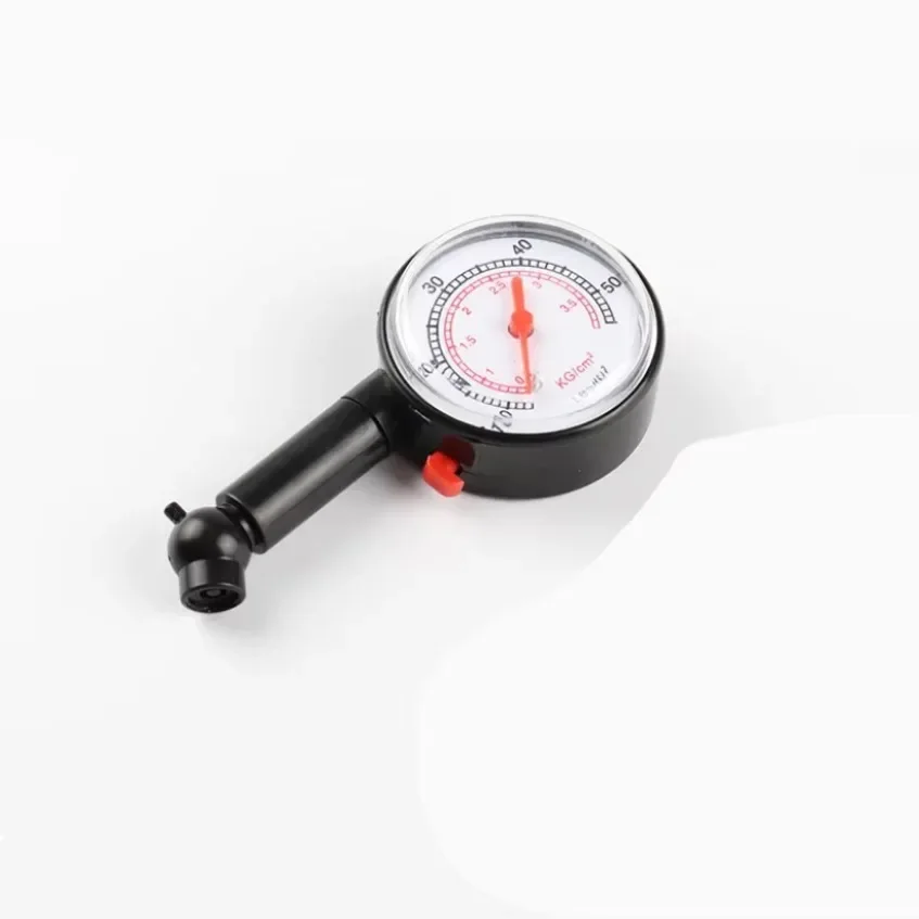 2Pcs Mini Car Tire Pressure Gauge Air Pressure Gauge High-precision Motorcycle Truck Bike Tyre Pressure Measurement Tools Black