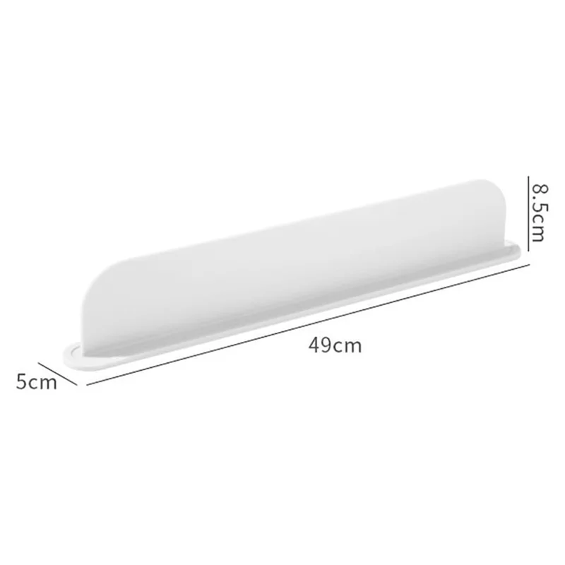 แผ่นกันน้ำกระเด็นอ่างล้างจาน ABBO-Silicone ขนาด 49x5x8.5 ซม. สำหรับห้องครัวและห้องน้ำ ใช้ล้างผักและล้างจาน