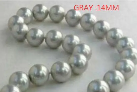 Tremendous Sweater Chain Huge Genuine 16mm White 14mm Black South Sea Shell Pearl 45~60CM Necklace 8“ is Bracelet  Jewelry