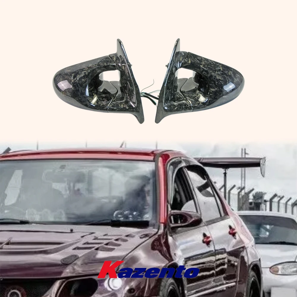 For Mitsubishi Evo 7 8 9 Ct9A Aero Mirror (Left Hand Drive Vehicle) Forged Carbon Fiber