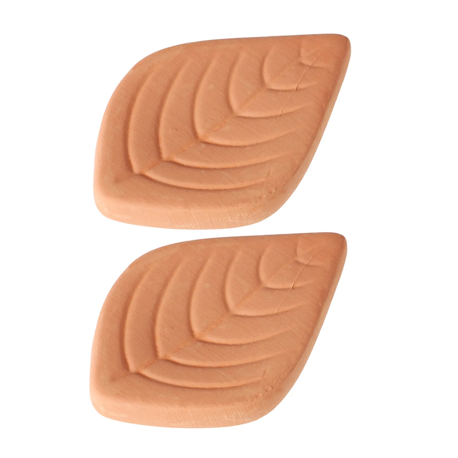 2Pcs Terracotta Leaf Sugar Softeners Reusable Brown Sugar Keeper Prevent Clumping Maintain Freshness for Jars Containers Home