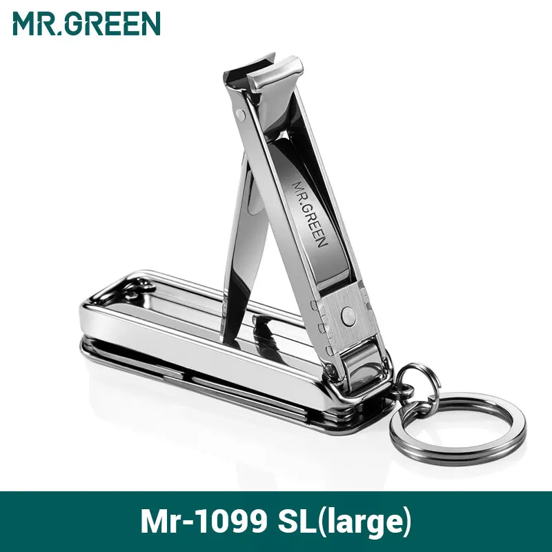 MR.GREEN Multifunctional Nail Clippers Six Functions Nail Files Bottle Opener Small Scissor Nail Cutter Stainless Steel