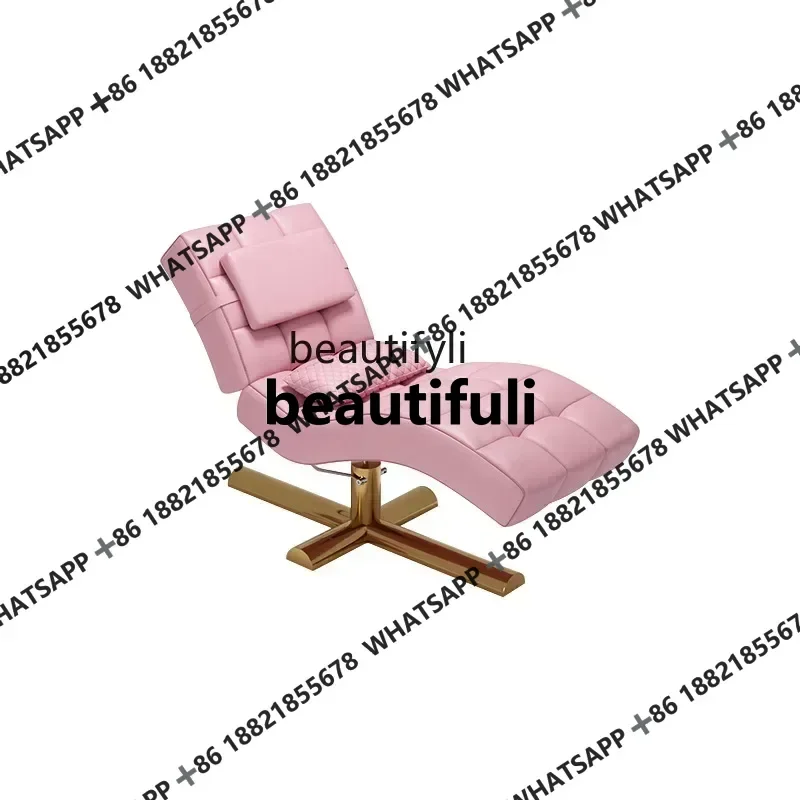 

xqq Кровать для лица Спа для салона красоты Массажный диван S-образная кровать для татуировки ресниц Вышивка Кровать для лица Регулируемая высота головы