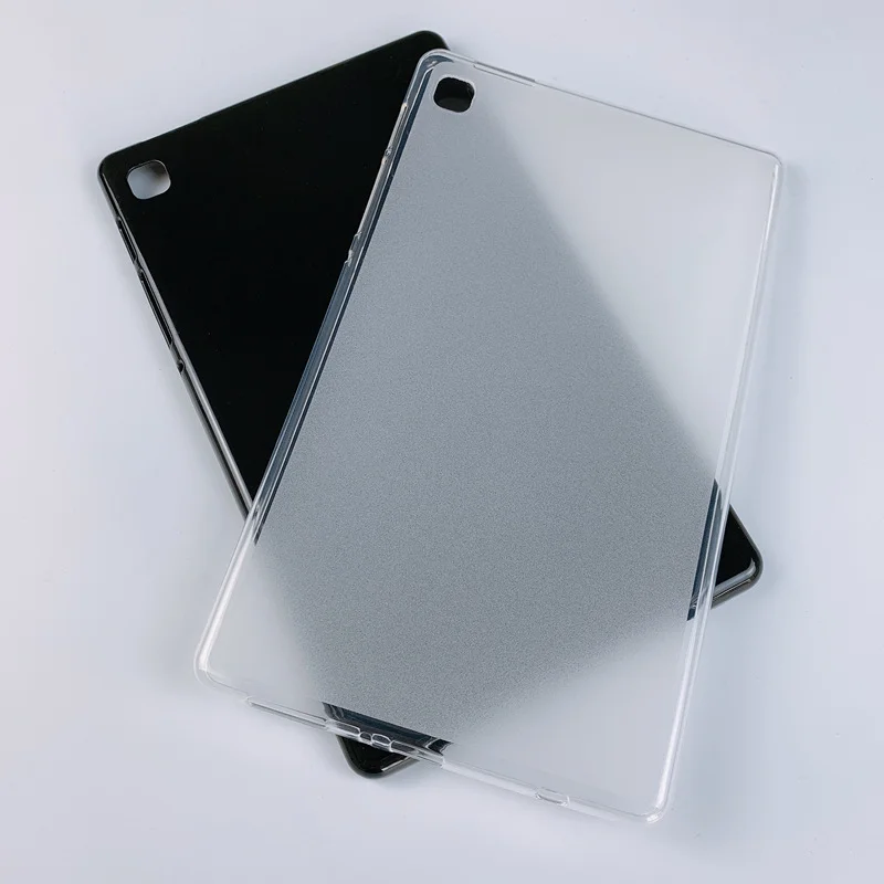Etui na Tablet do Samsung Galaxy Tab A7 Lite 8.7 "silikonowa miękka powłoka TPU poduszka powietrzna pokrywa przezroczysta torba ochronna do SM-T220/T225