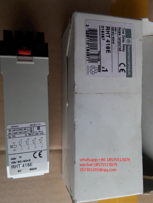 For Schneider RHT418E RHN412BA76 LP1 D4011FD ZM-1,6-PKZ2 TELEMECANIQUE Relay Available 1 Piece