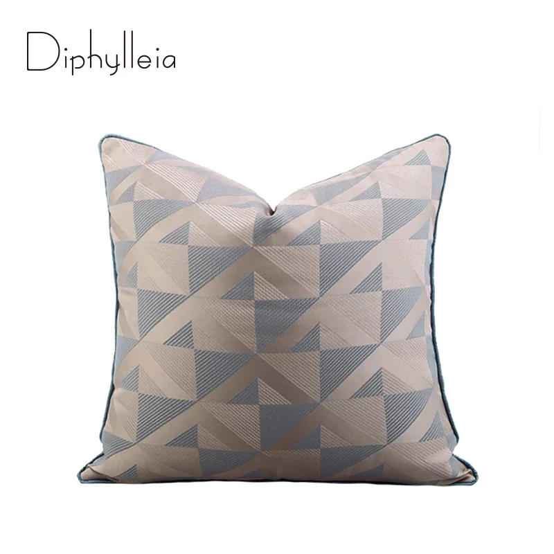 Diphylleia Modern Neutral Light Beige Accent Cushion Cover FF Casa City Furniture Decorative Pillowcase 45x45 Stunning Visual