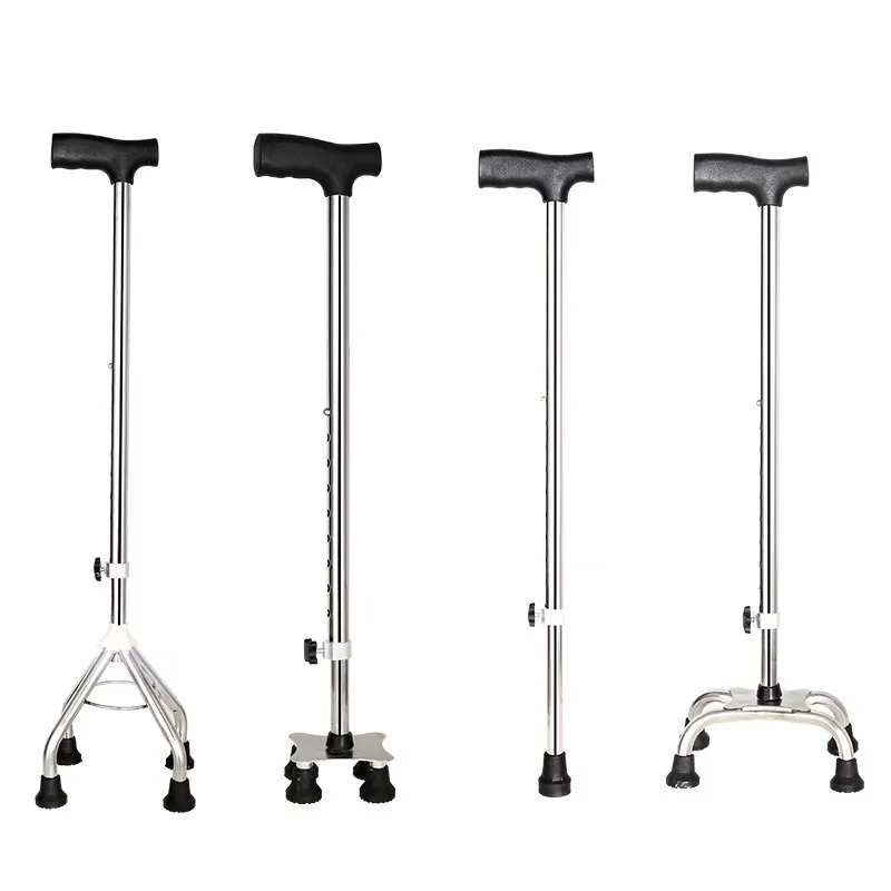 Old Men Crutch Elderly Canes and Walking Sticks Walking Stick Medical Four Legs Walking Stick Cane