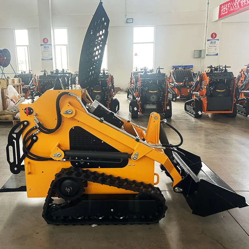 Customized CE/EPA/Euro5 Crawler Front End Skid Steer Loader Diesel Hydraulic Mini Skid Steer Loader