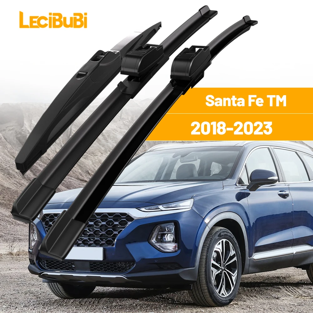 Für Hyundai Santa Fe TM 2018-2023 1set Vorne und Hinten Scheibenwischerblätter Scheibenwischer 2019 2020 2021 2022 Zubehör