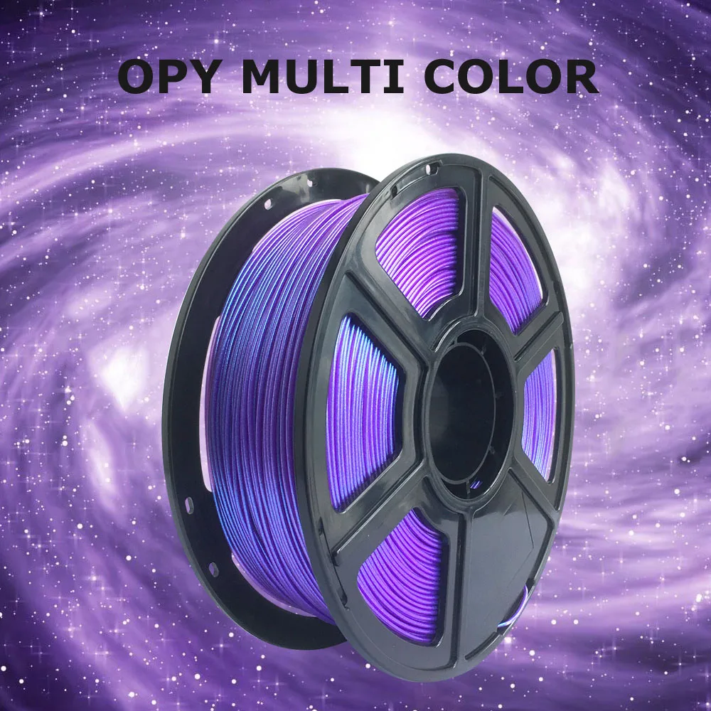 Opy Multi Color 3D Printer PLA Filament 3D Pen Glitter Filament 1Kg 100G 10M 1.75mm Twinkle Change Color Printing Plastic