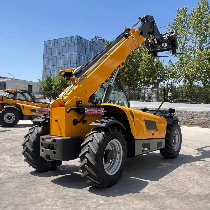 4T Telescopic Handler Forklift  3T 5T Mini Telehandler Telescopic Forklift  Luxury Cab Heating Air Conditioner Diesel Fork Lift