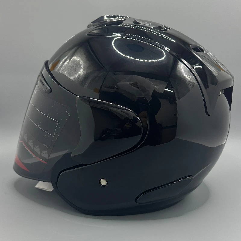 

Ram4 Bright Black Half Helmet Motorcycle Off-Road Summer Helmet Downhill Racing Mountain Men and Women Cross Casco Capacete