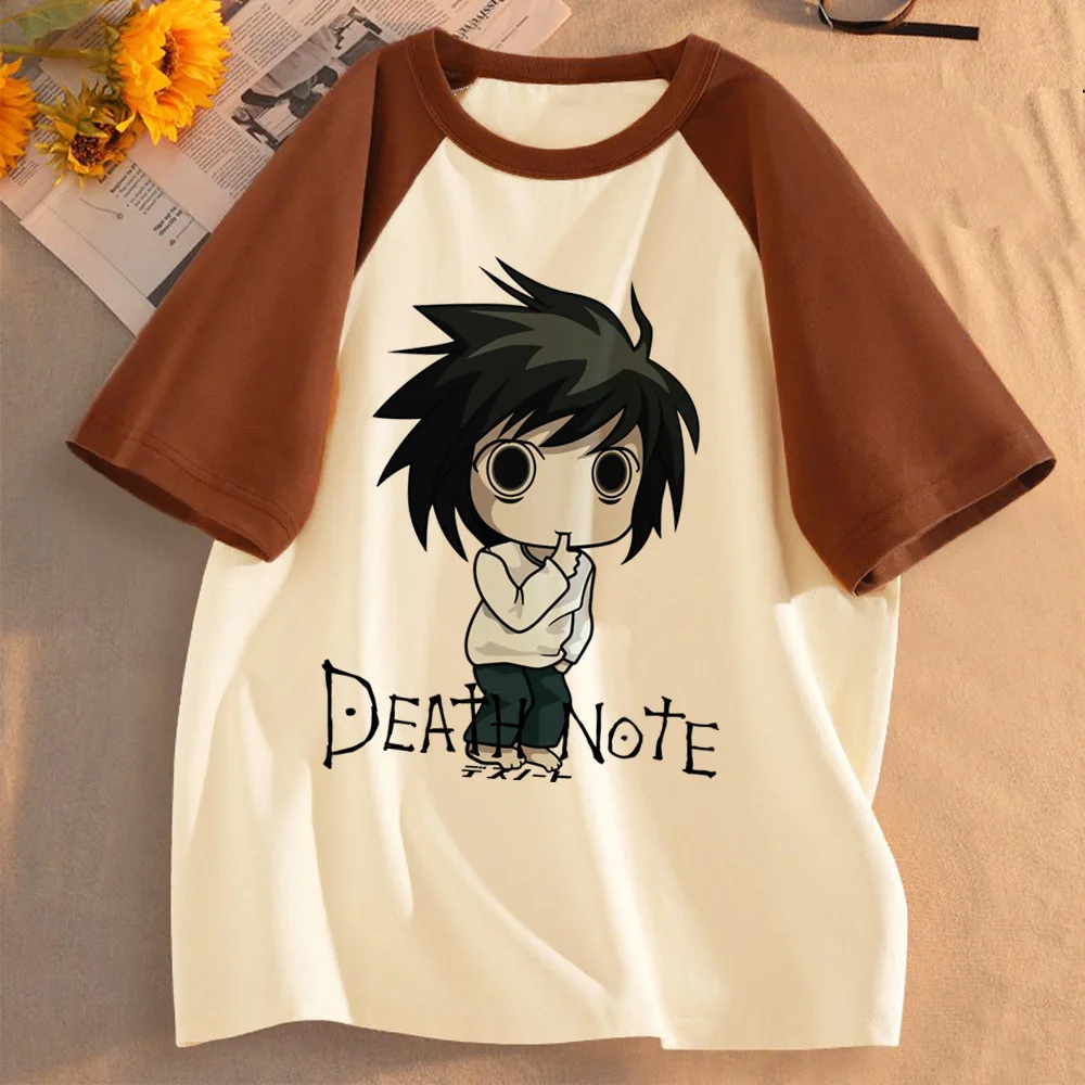 Death Note shirt teen cutecore scene  clearance sales 2000s meme top tees gothic summer meme baddie vintage