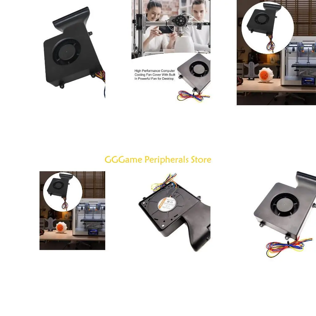 

U55B Cooling Fan For P1P X1C 3D Printer Motherboard Cooling Fan High Speed Low Noise Bearing Fan Computer Fan Cover