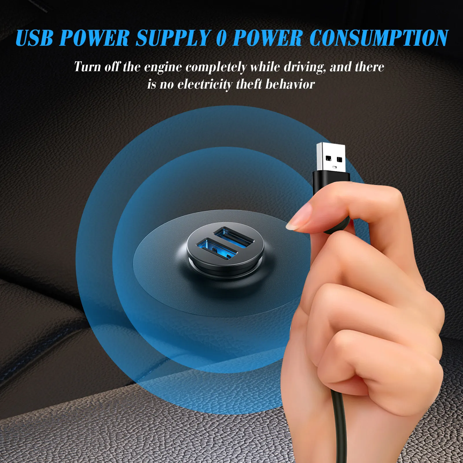 Universal Car HUD Display with Real-Time Speed Monitoring, Auto Start/Stop, Compact Dashboard Speedometer