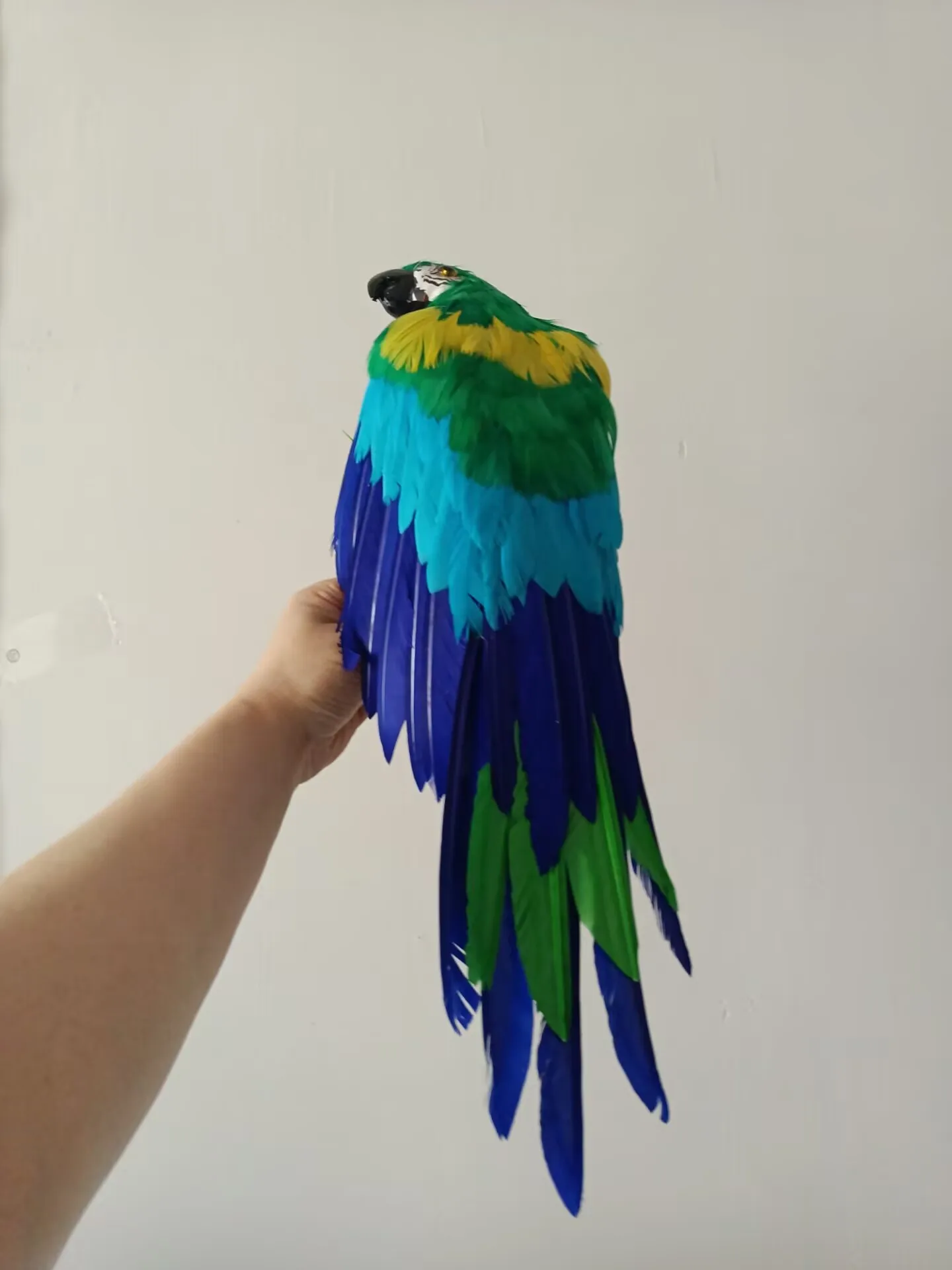 

new simulation foam&feather colorful turned parrot model home decoration about 48cm