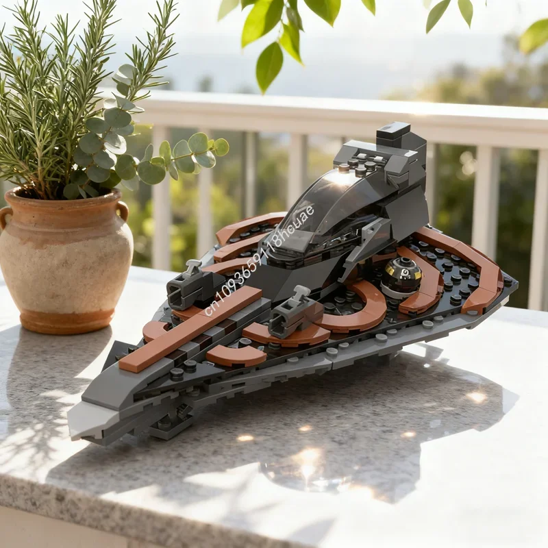 191pcs MOC Baylan Skol Delta 7 Starfighter Space Wars Model Building Blocks Architecture Assembly DIY Creative Idea Brick Gift