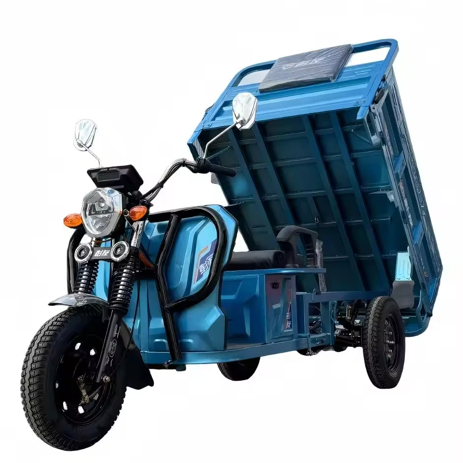 

SXLL 2025 новый электрический трехколесный велосипед 60 В 1000 Вт, синий открытый грузовой электрический трехколесный велосипед 1,6 метра, нагрузка 800 кг, 30-50 км/ч, срок службы батареи 90 км, для транпо
