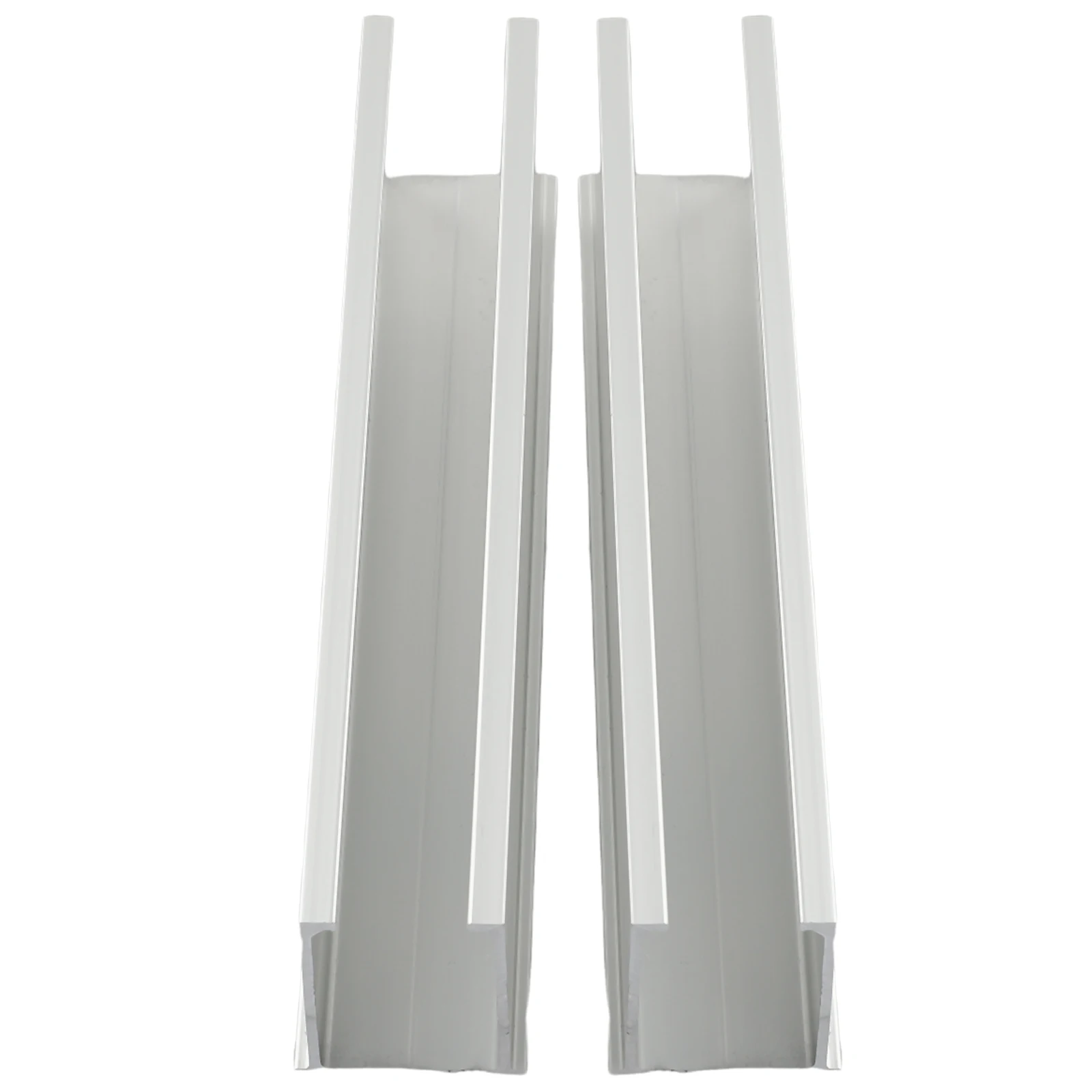 For Solar Panel Rails 4/6/8Pcs Black+Silver End Clamp Outdoor Hiking Automotive Camping High-Quality Materials