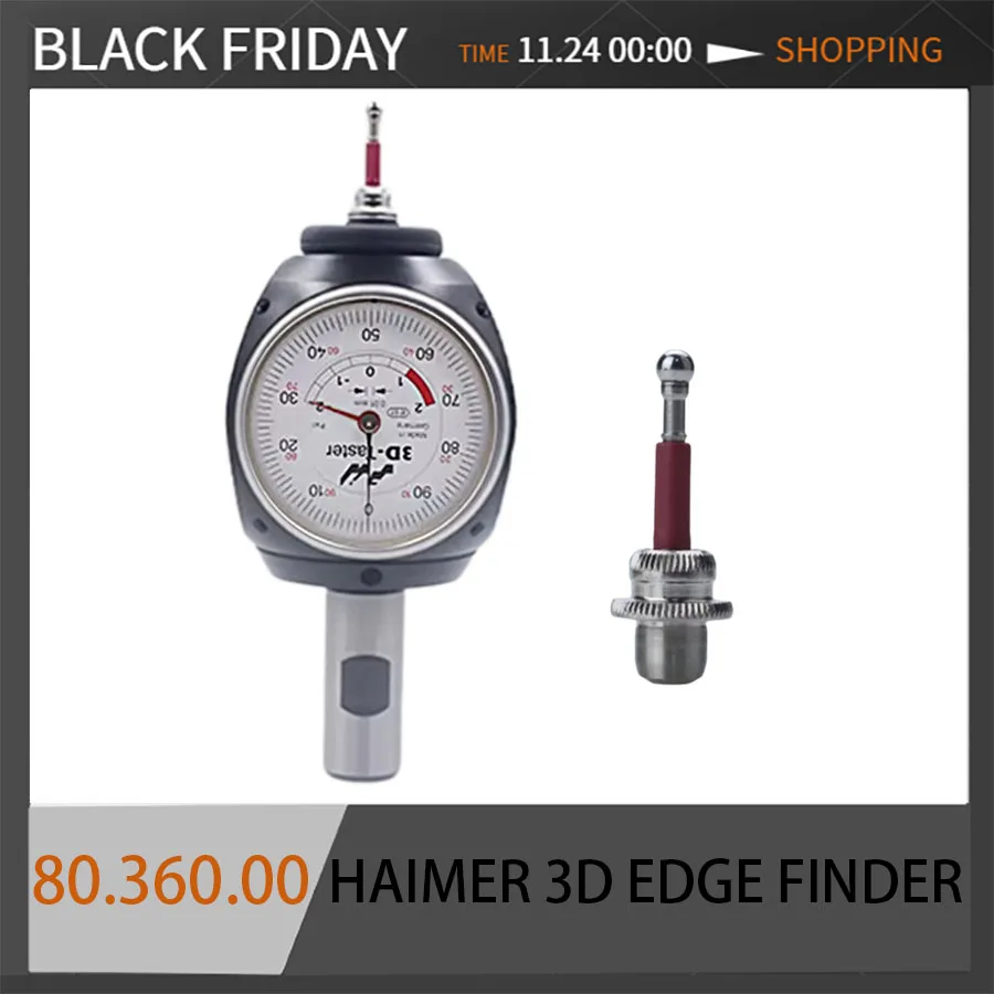 

HAIMER 3D Edge Finder Universal Taster Universal Mechanical Edge Finder 80.360.00FHN