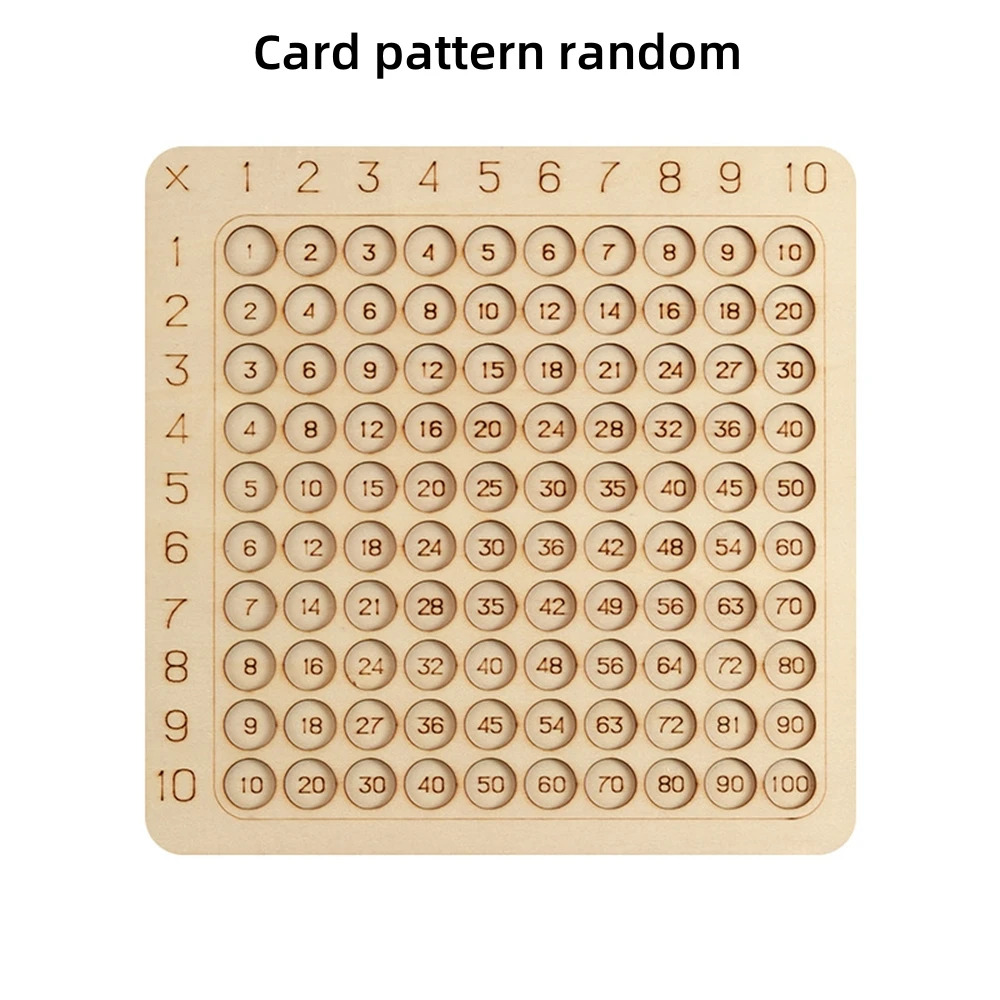 Wczesna edukacja dla dzieci 99 Tabela mnożenia Uczniowie szkół podstawowych Edukacyjny stół mnożenia dziewięćdziesiąt Zabawna gra planszowa Zabawki Pomoce dydaktyczne