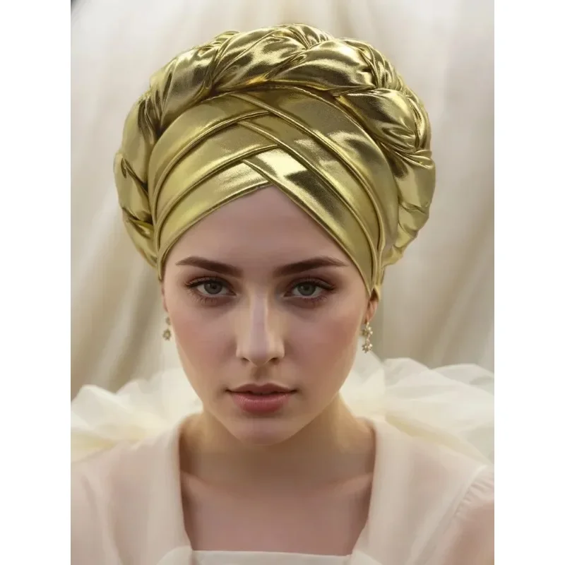 

Африканский тюрбан, головной убор, женский африканский головной убор, шляпа, аксессуары для волос, арабский мусульманский хиджаб