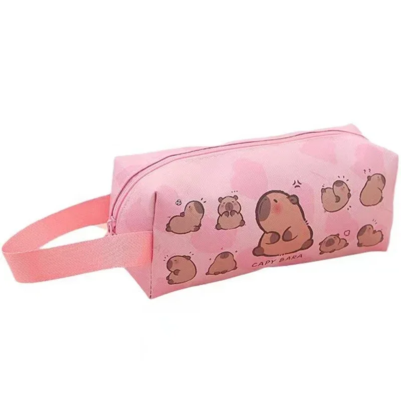 2024 Capybara Cute Pencil Case Stationery Pencil Cases For Girls Cartoon Large Capacity Pen Case Pencil Pouch birthday gift