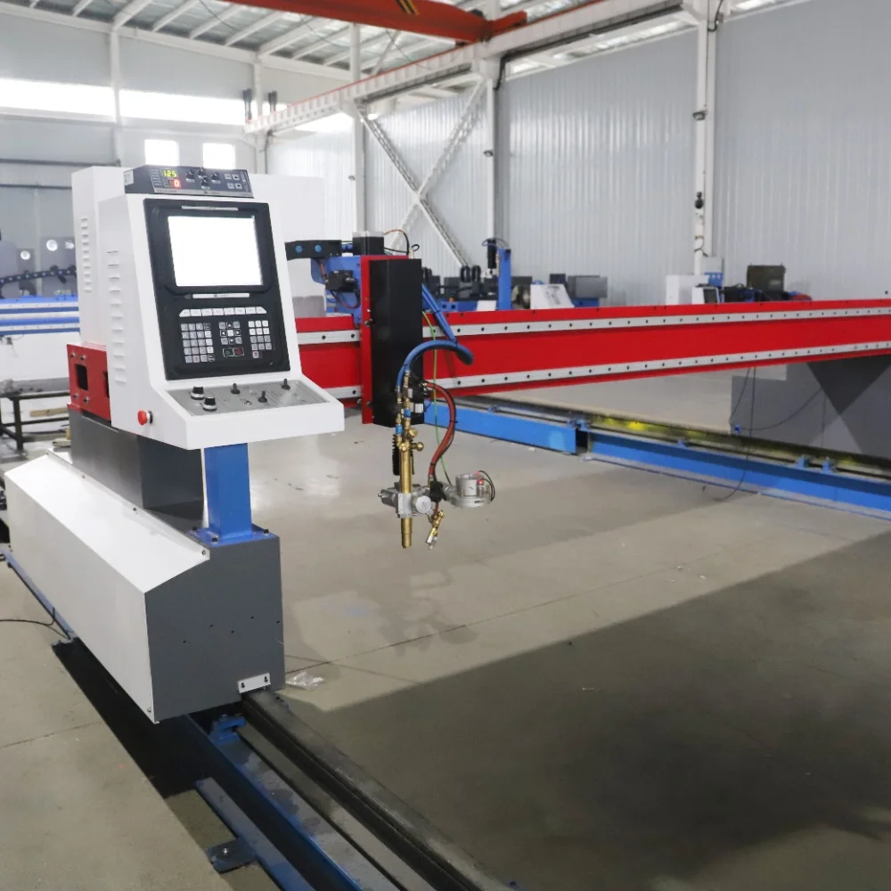 Heavy Duty Gantry CNC Plasma Cutting Machine for Carbon Steel Stainless Steel Aluminum Metal Fabrication