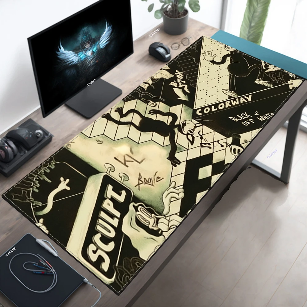 Kawaii Gaming Tblack Ubes Mouse Pad Kawaii Mousepad Desk Mat Gaming Laptop Office Carpet Keyboard Mechanical Gamer Keyboard Mats