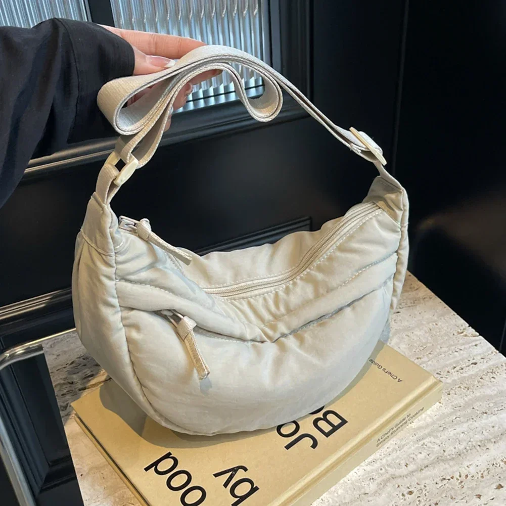 

Сумка в форме полумесяца для женщин и мужчин, маленькая сумка через плечо, сумка в форме полумесяца, сумка-хобо, повседневные сумки на плечо, женская шикарная сумка-кошелек для женщин