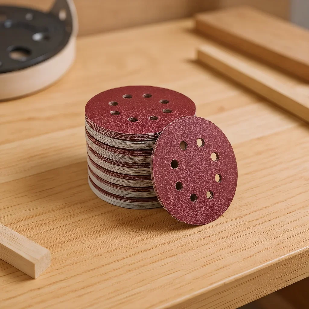 

5 Inch 125mm Round Sandpaper 8 Hole Sanding Discs Hook And Loop Grit 60-5000 Orbital Sander Pad For Polishing Wood Metal