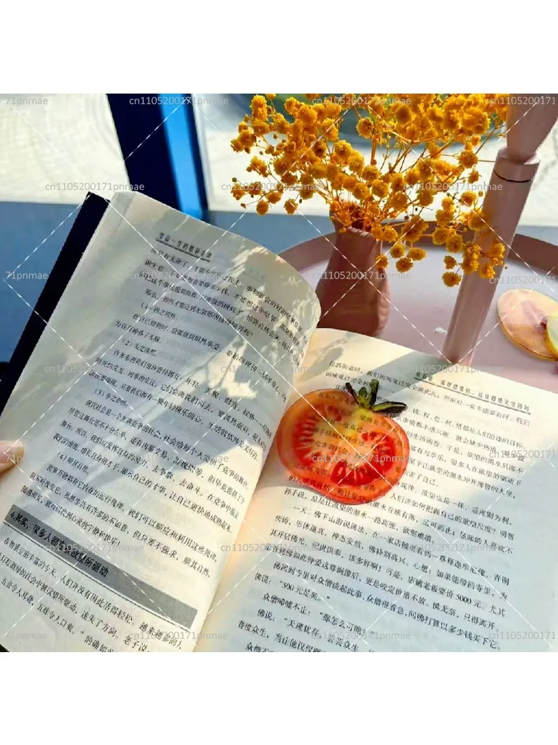 Acrylic Transparent Cute Bookmark for Students Reading Mark Gift Card
