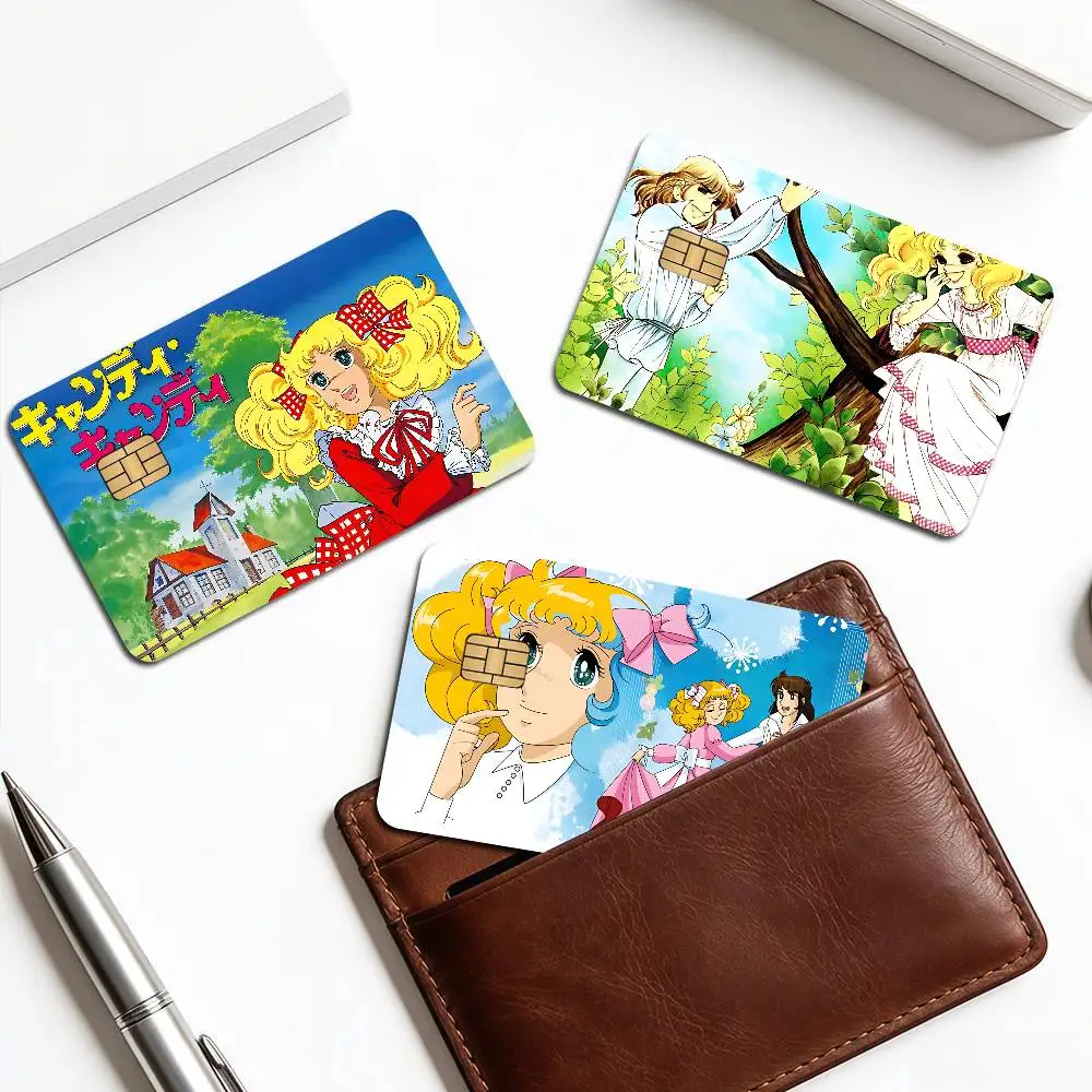 Anime C-Candy Anmie Sticker Film Skin Cover for Credit Card Debit Bank Card Front