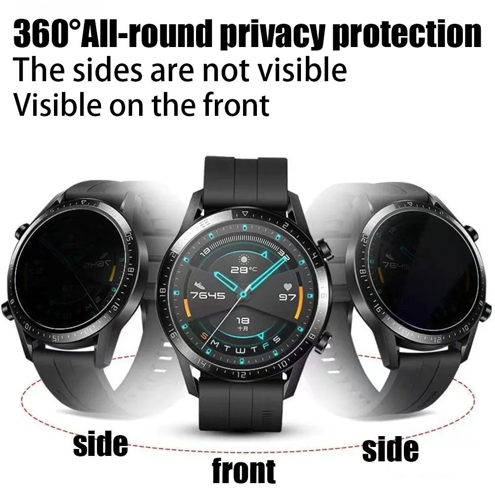 For Samsung Watch Ultra 47mm Anti Peeping Screen Protector Tempered Glass For Samsung Watch 7 6 40mm 44mm Protective Films