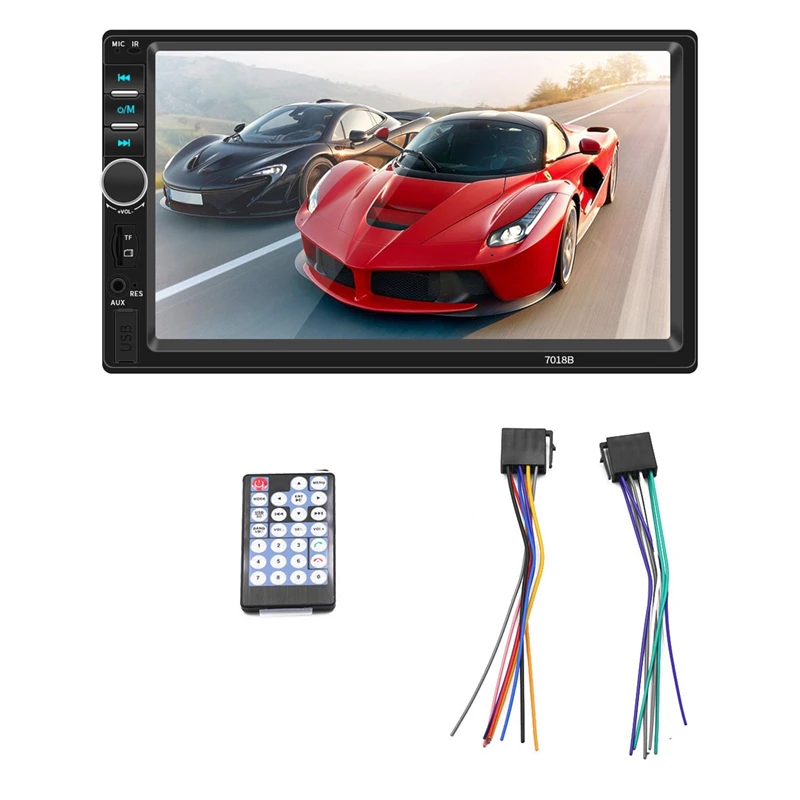 2 Din 7inch Car Multimedia Player Radio Stereo Autoradio HD Touch Screen FM Audio Bluetooth USB/TF/AUX/Remote Car Radio Player