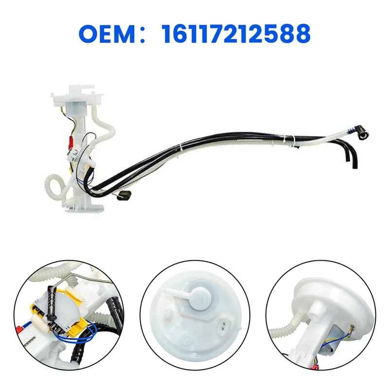 

Left Fuel Pump Sending Unit For BMW E70 F15 X5 2007-2015 E71 F16 X6 2008-2011 3.0L 16117212588 Replacement