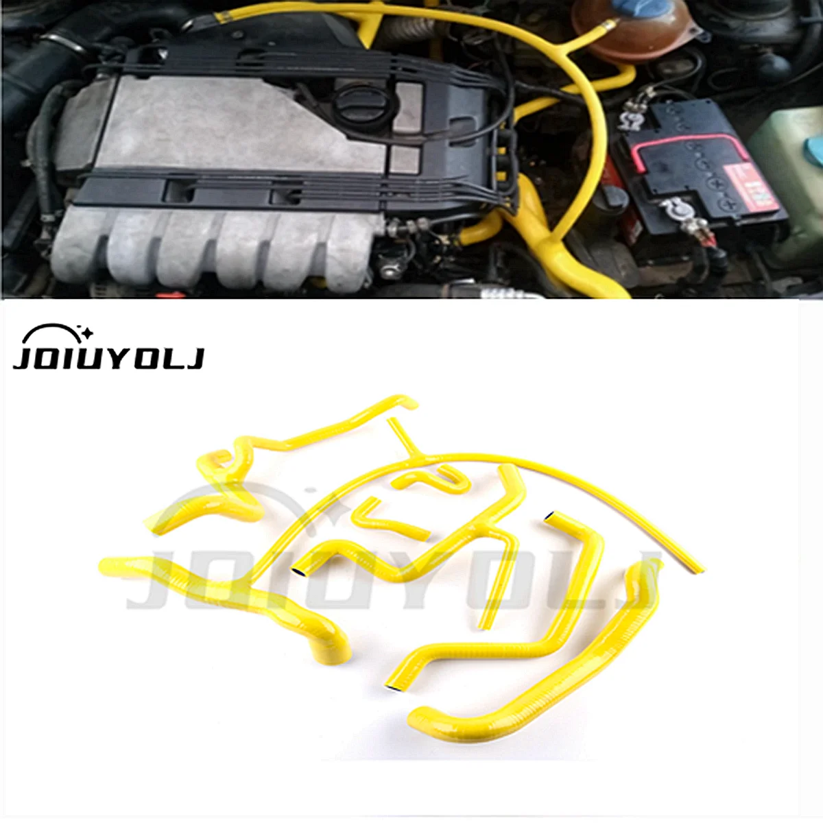 

For 1992–1998 Volkswagen GOLF Mk3 12V 2.8L 2.9L AAA/ABV Engine Manual LHD Jetta Vento（ A3 ）VR6 Silicone Hose Kit