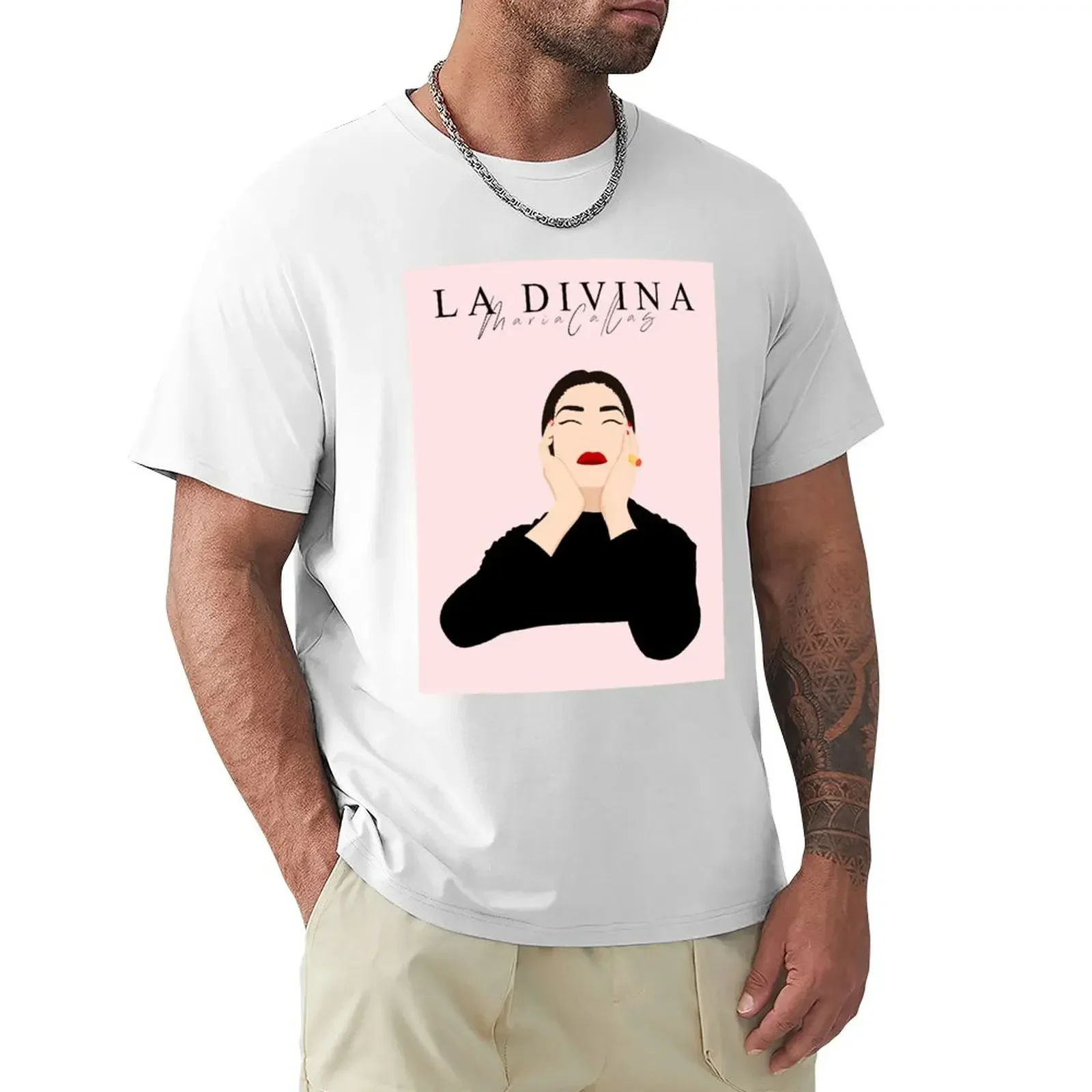 La Divina- Maria Callas T-Shirt Aesthetic clothing summer clothes t shirts for men