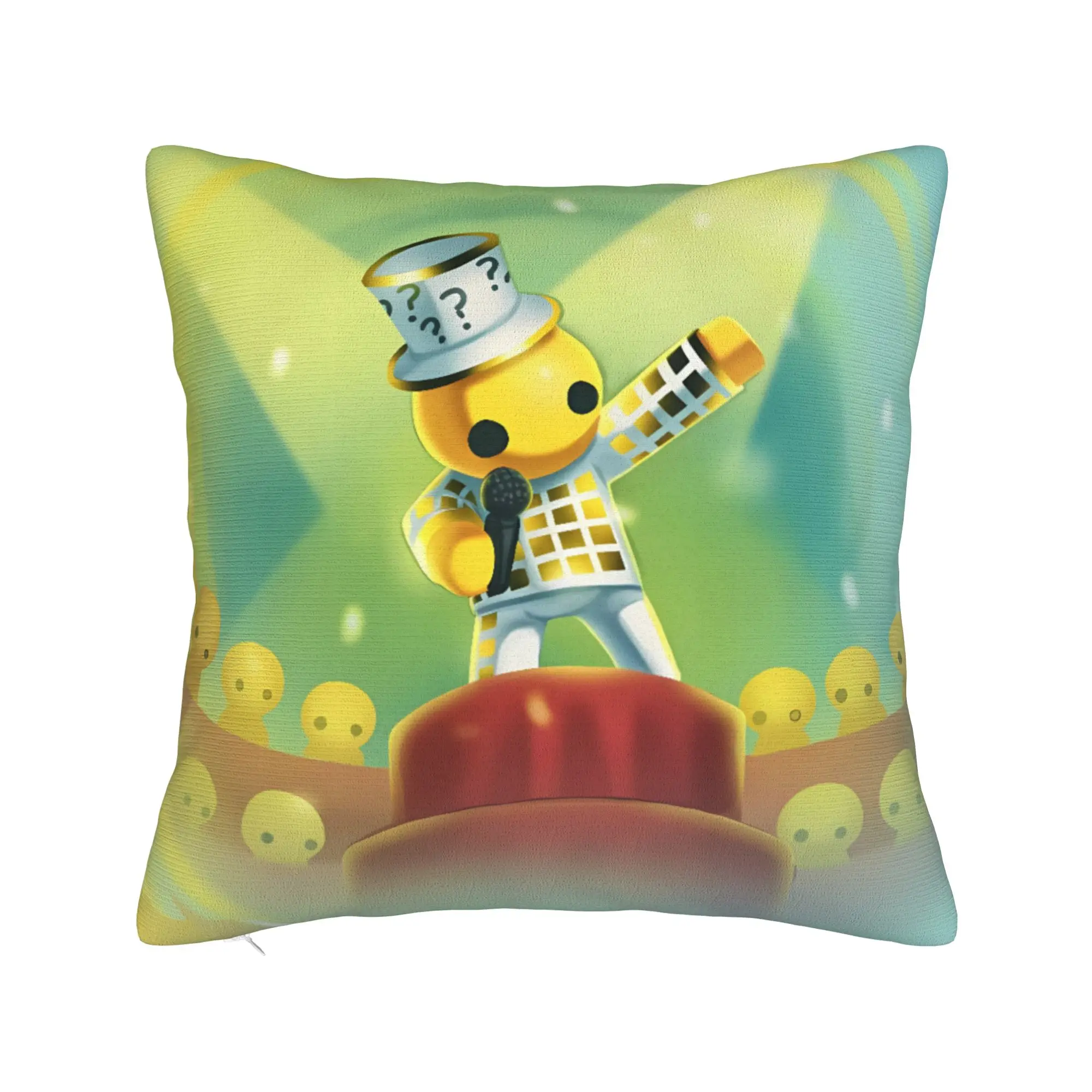 Excited Wobbly Life Victory Podium Pillowcases  Fashion Pillow Case For Living Room Bed Chair Comfy Pillow Cover