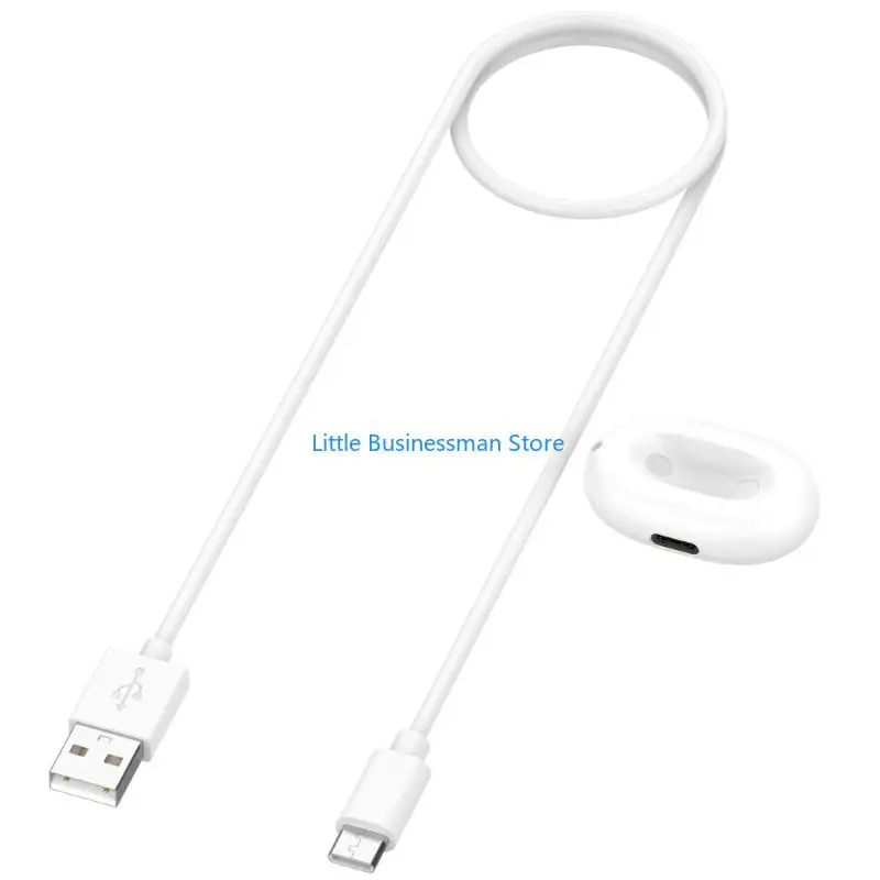 USB-A Charging Cable Set for Watch 4, Dock and 1m Cord for Desk Drawer, Work Area, Bedside, or Overnight Use M76A