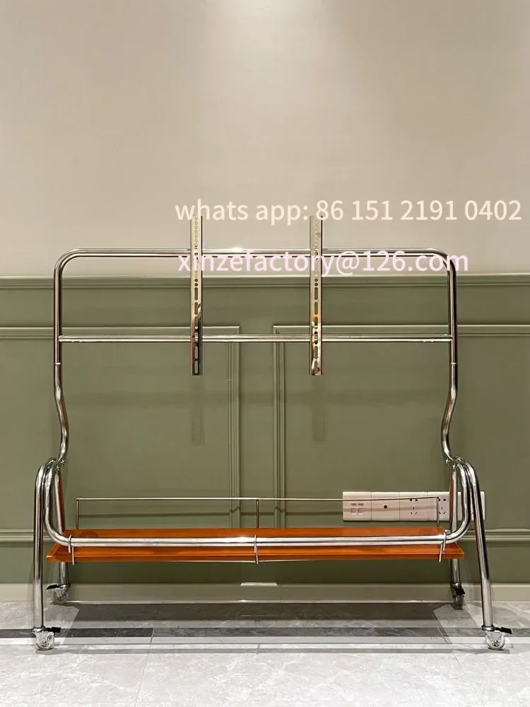 

Customizable wyjmowany uchwyt do wieszania telewizora ze stali nierdzewnej, wózek podłogowy