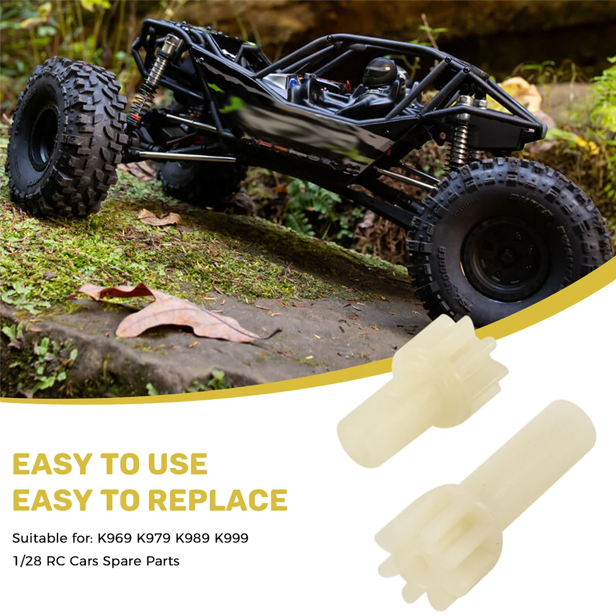 Praktische 6 Stuks K989-30 Driving Gear Kit Voor Achter Rondsel voor WLtoys K969 K979 K989 K999 1/28 RC Auto Onderdelen