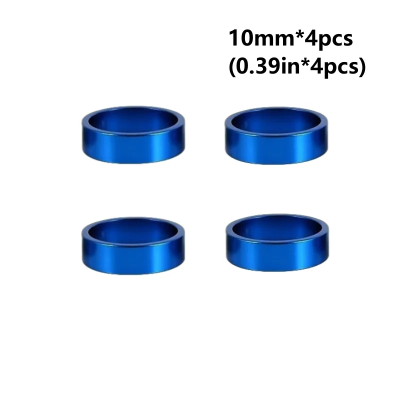 4PCS Kit Fahrrad Headset Spacer 5MM 10MM 15MM 20MM Fahrrad Lenker Vorbau Spacer 28,6 MM Aluminium Legierung Headset Vorbau Spacer Set – Detail 21