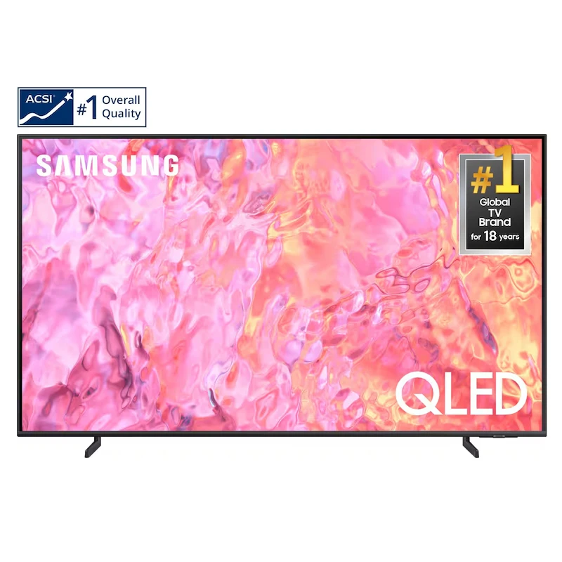 تلفزيون سامسونج QLED جاهز للشحن بمقاسات 55 بوصة 65 بوصة 75 بوصة 85 بوصة تلفزيون ذكي QLED 4K UHD Air Slim Tizen OS Q60CAJXXZ 2023 سنة أصلية #1